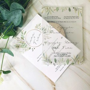 thiệp cưới hiện đại